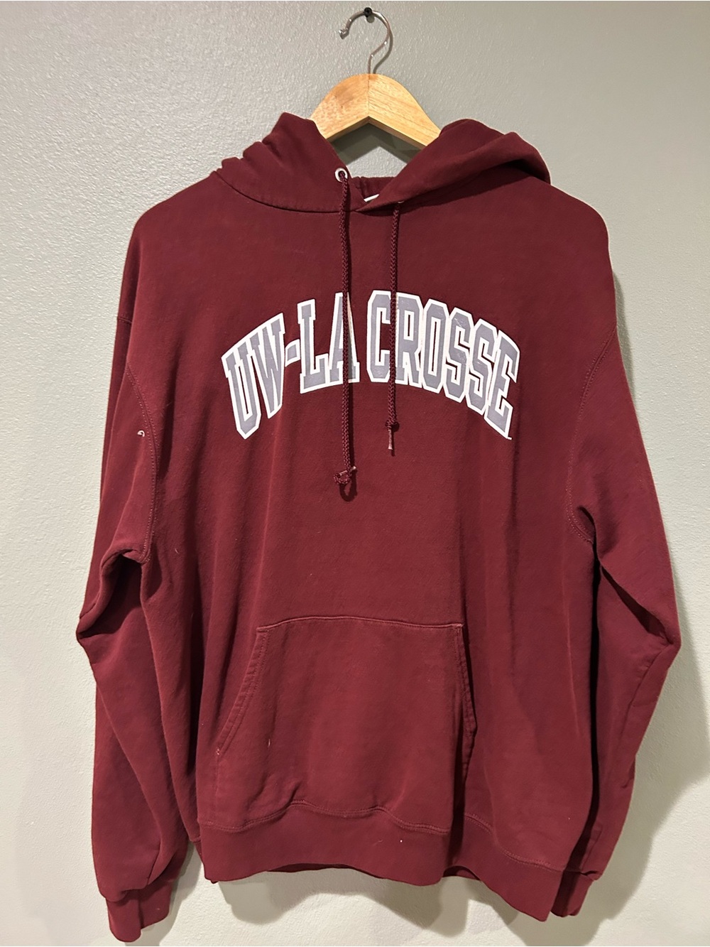 Champion Maroon UW-La Crosse Pullover Hoodie